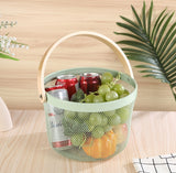 Round Metal Hand Basket