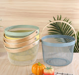 Round Metal Hand Basket