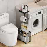 Bathroom Tissue Holder with Storage Shelf