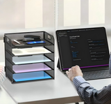 Metal Iron Stackable Tray 5-tier