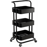 3 Tiers Metal Metal Cart