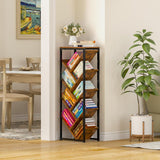 9 Tier Floor Standing Tree Shaped Book Storage Rack