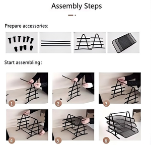 4 Tiers Document Tray Storage
