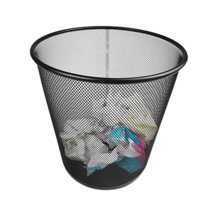 Metal Mesh Trash Bin