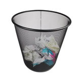 Metal Mesh Trash Bin