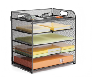 Metal Iron Stackable Tray 5-tier