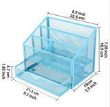 4-gird Desk Organizer With Drawer