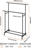Double-layer Metal Clothes Rack