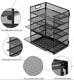 Metal Iron Stackable Tray 5-tier