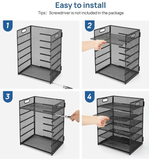 Metal Iron Stackable Tray 5-tier