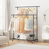 Double-layer Metal Clothes Rack