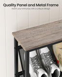 4-tier slanted shoe rack