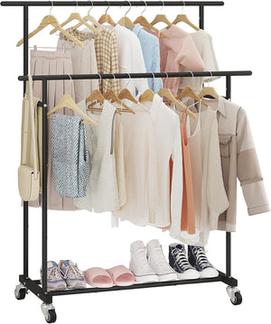 Double-layer Metal Clothes Rack