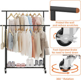 Double-layer Metal Clothes Rack