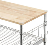 3-Tier Rolling Kitchen Cart