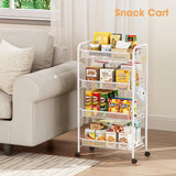 Metal 4 Tiers Storage Cart