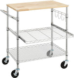 3-Tier Rolling Kitchen Cart