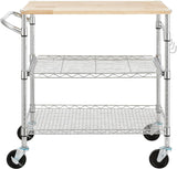 3-Tier Rolling Kitchen Cart