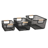 Nordic Style Metal Mesh Gift Basket Household Desktop Storage Basket Multi-Functional Living Room and Dining Room Storage Basket