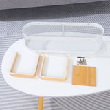 Nordic Style Modern Iron Mesh Storage Basket with Handle Eco-Friendly