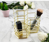 Nordic-style Hexagonal Desk organizer Pen Holder Makeup for Cosmetics