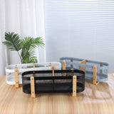 Nordic Style Modern Iron Mesh Storage Basket with Handle Eco-Friendly