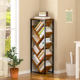 9 Tier Floor Standing Tree Shaped Book Storage Rack