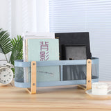 Nordic Style Modern Iron Mesh Storage Basket with Handle Eco-Friendly